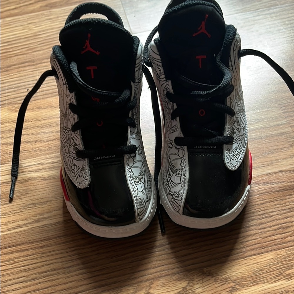 Kids Black and White Jordan’s